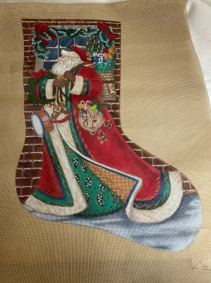 * Liz Goodrick Dillon TTAXS288 Santa Delivering Stocking- 18m