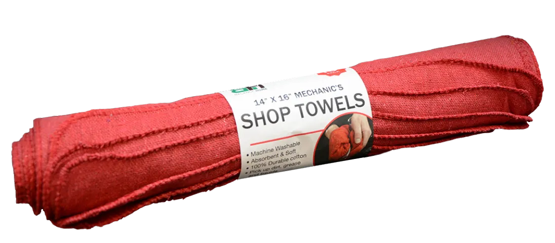 10pk Mechanic's Shop Towels (12pc case)