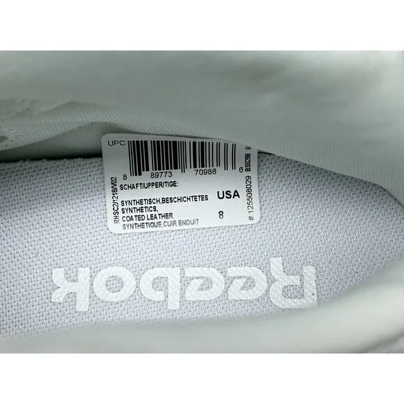 2019 Reebok Pro Heritage 3 Baskentball Mens White Sneakers BS9288 Size: 8