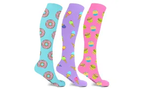 3-Pairs : High Energy Expressive Compression Socks