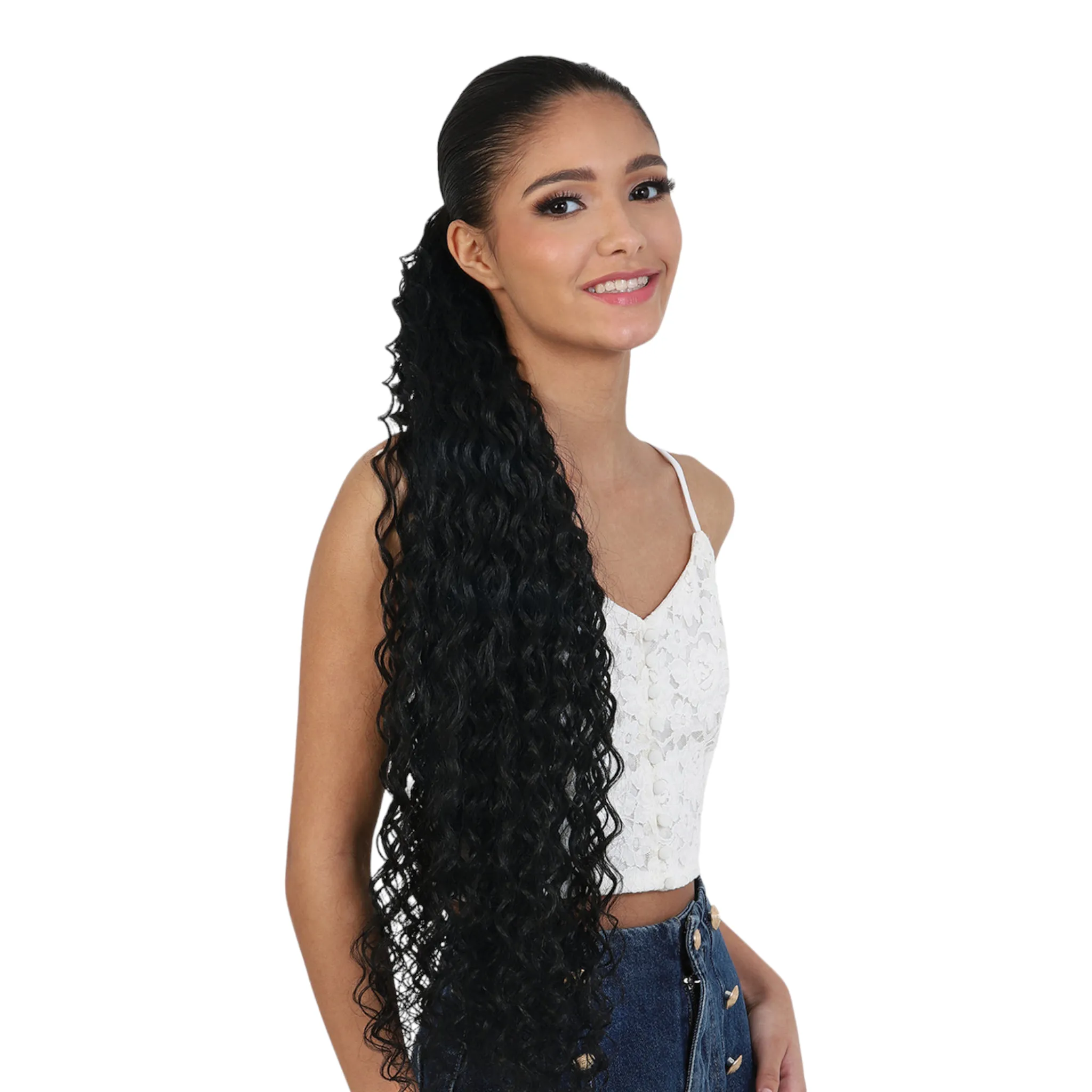 (30") Beshe HER STORY PremierMix Remy Touch Italian Curl Weaving (HSB.ITA30)