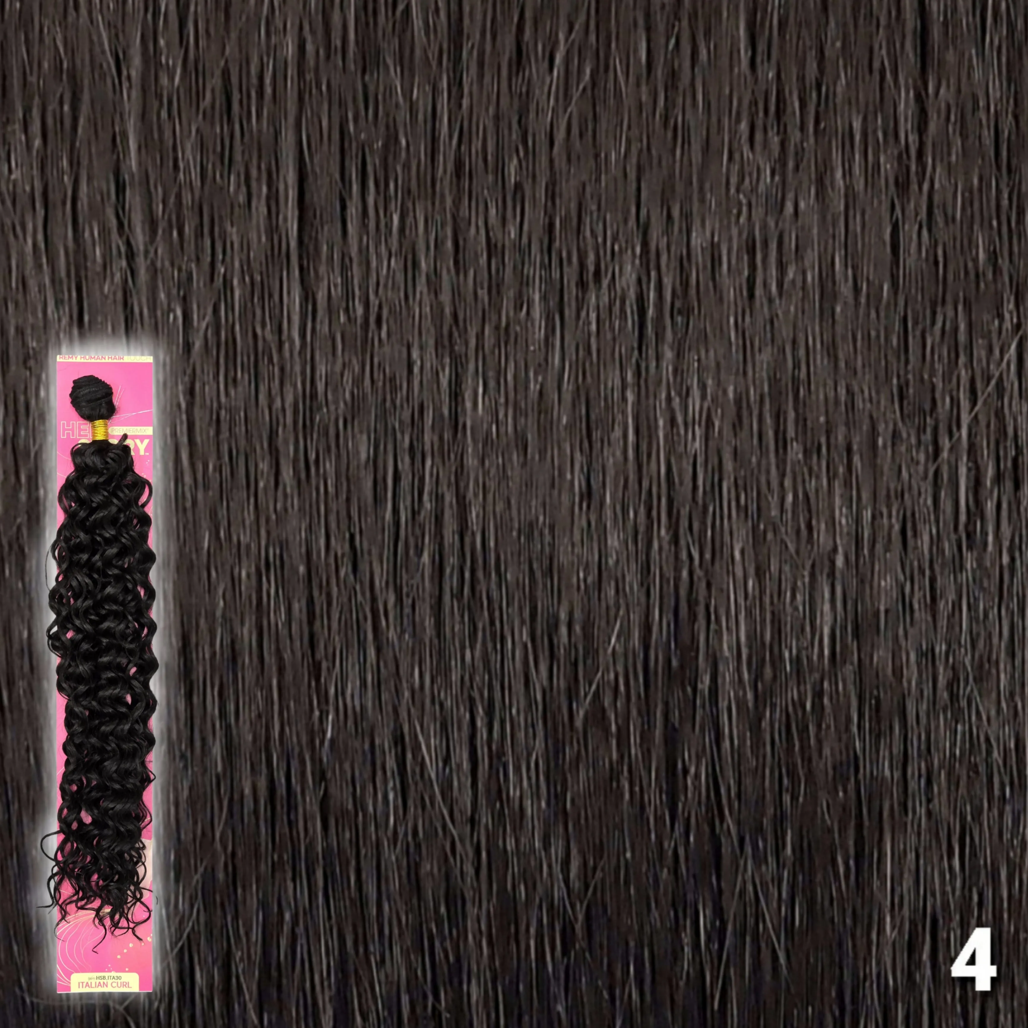 (30") Beshe HER STORY PremierMix Remy Touch Italian Curl Weaving (HSB.ITA30)