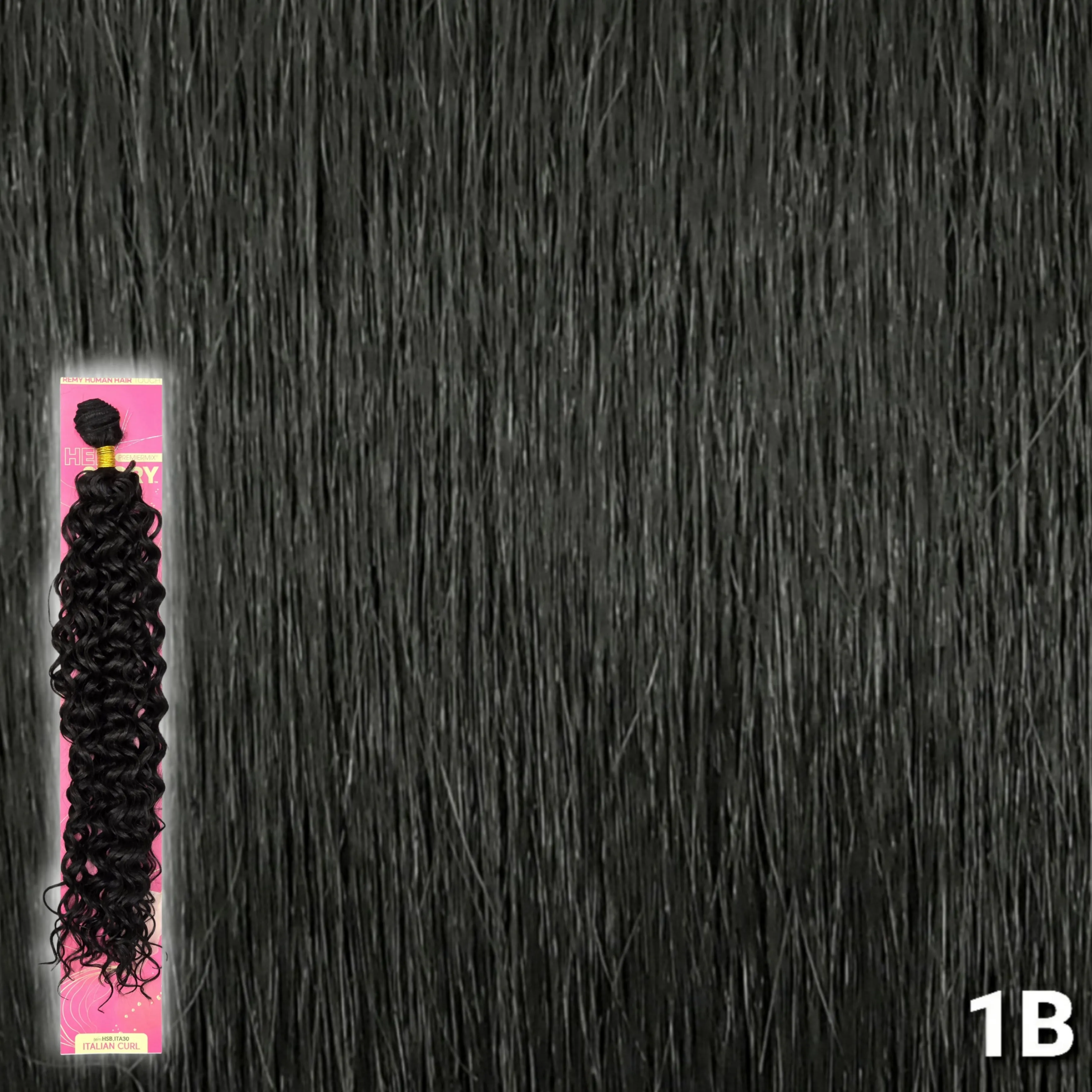 (30") Beshe HER STORY PremierMix Remy Touch Italian Curl Weaving (HSB.ITA30)