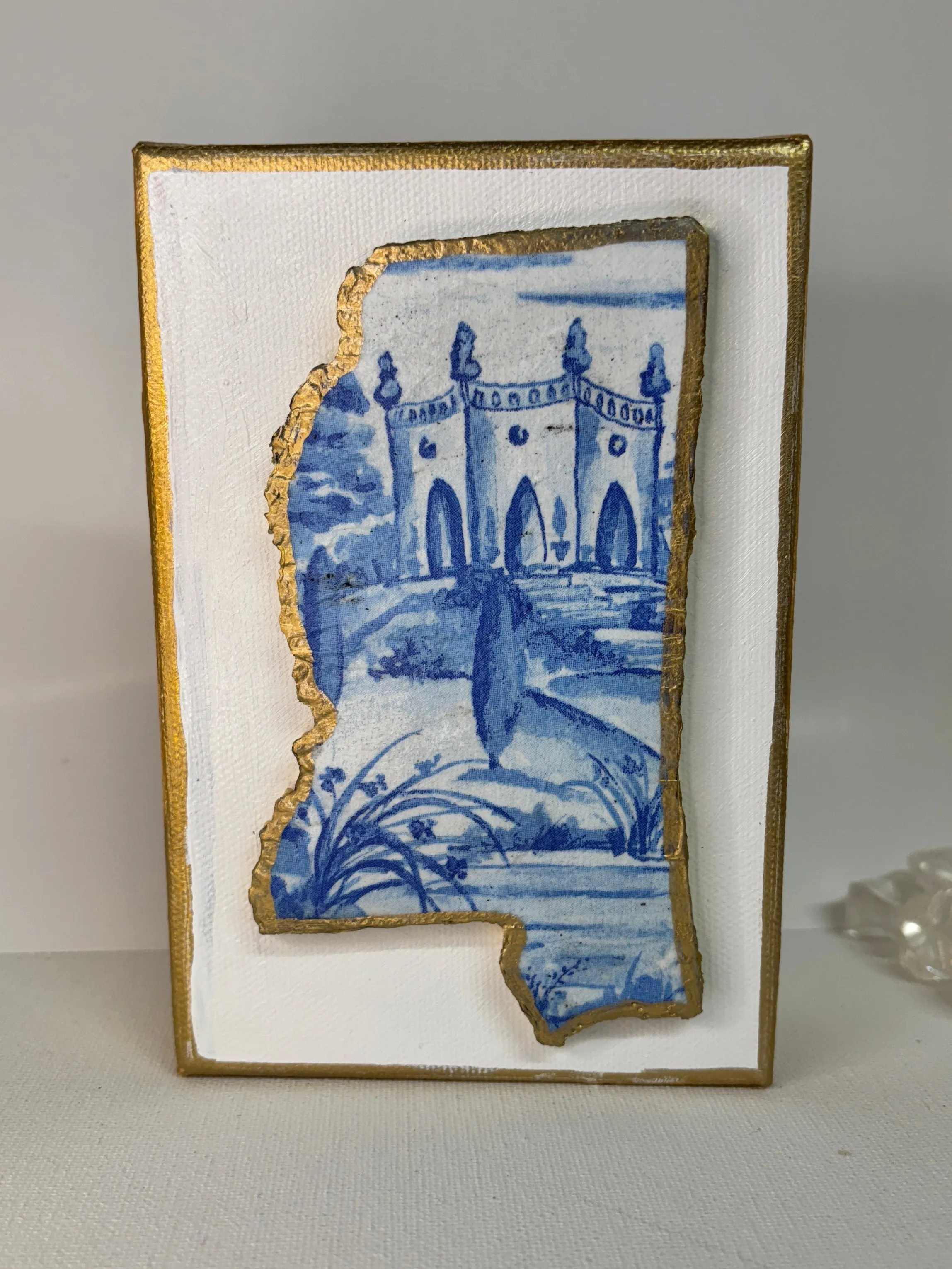 4"x6"Mississippi On Canvas