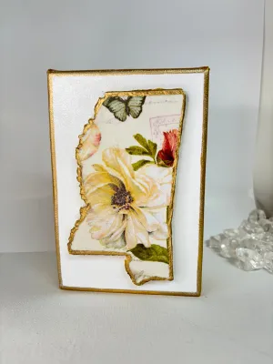 4"x6"Mississippi On Canvas
