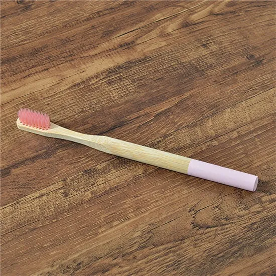 5 pcs Adult Eco Friendly Bamboo Toothbrushes Soft Bristles