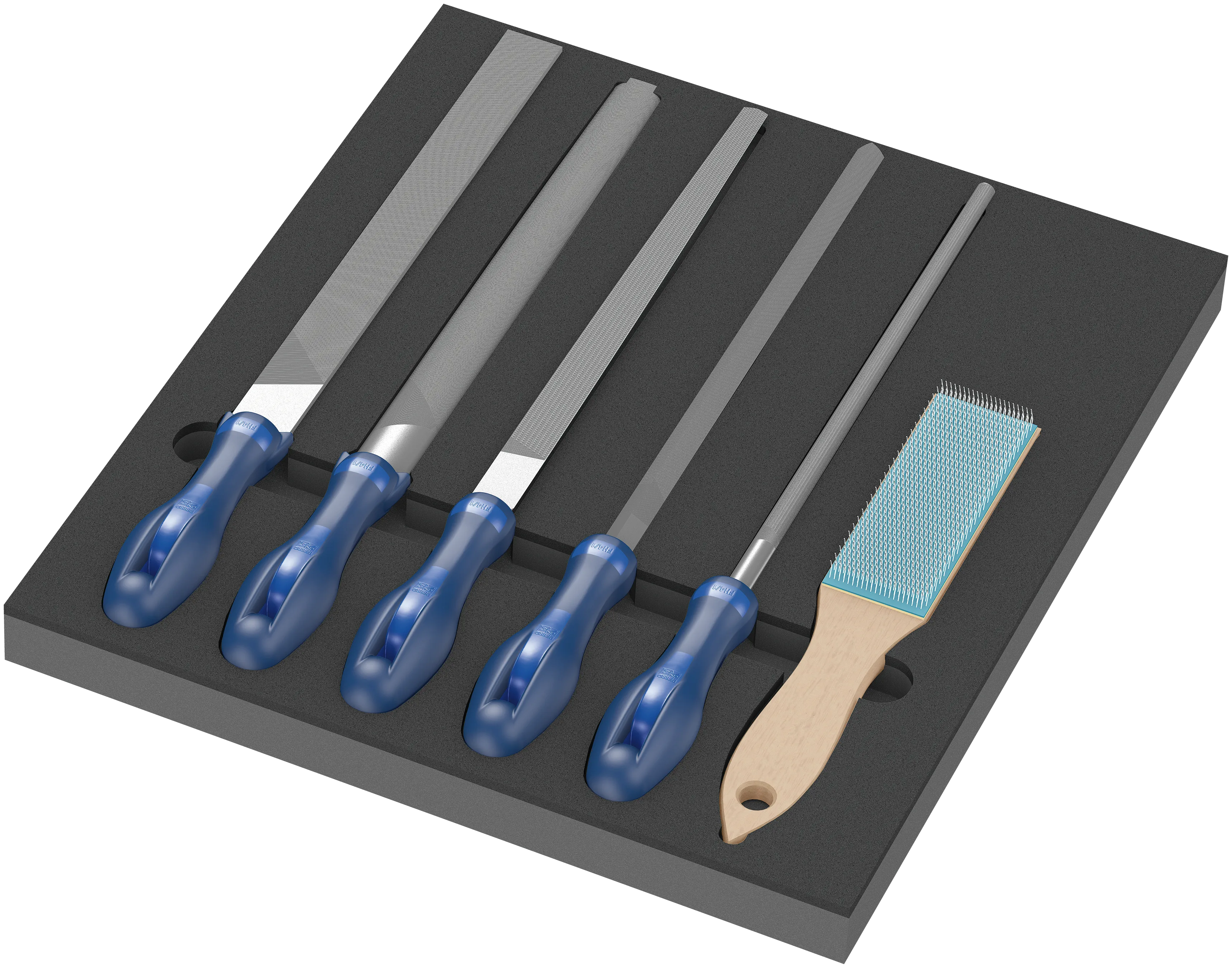 9783 Foam insert PFERD file set 1, 6 pieces - 05150183001