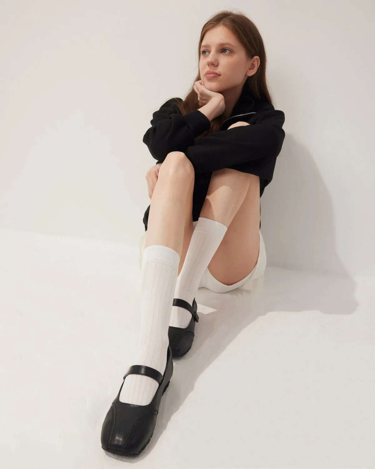 Adjustable Strap Ballet Sneakers