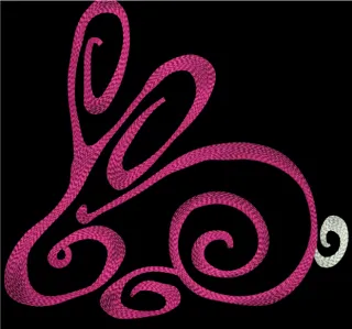 AGD 6044 Swirly Bunny