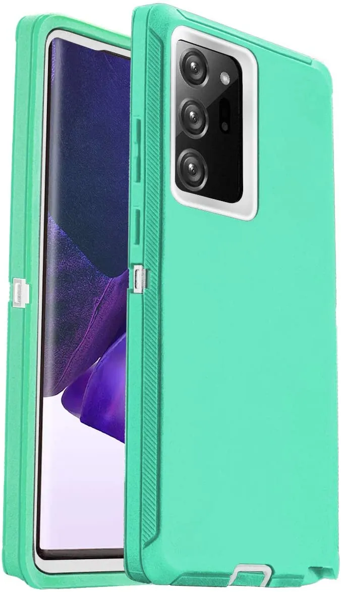 AICase Drop Protection Full Body Rugged Heavy Duty Shockproof/Drop/Dust Proof 3-Layer Protective Durable Cover for Samsung Galaxy Note20