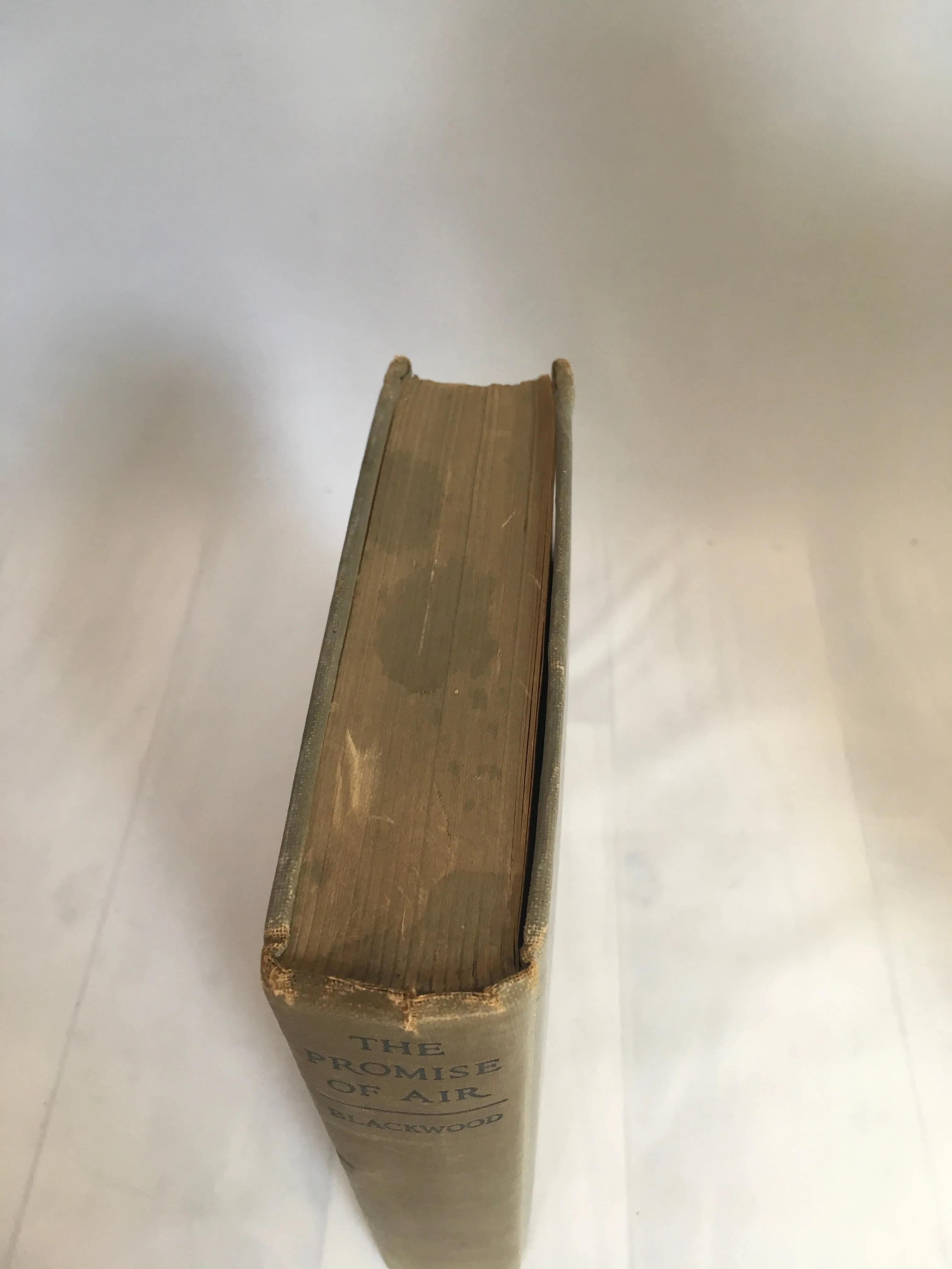 Algernon Blackwood - The Promise of Air, E. P. Dutton & Co, January 1938, intro by Zona Gale, Signed by Author and with Letters