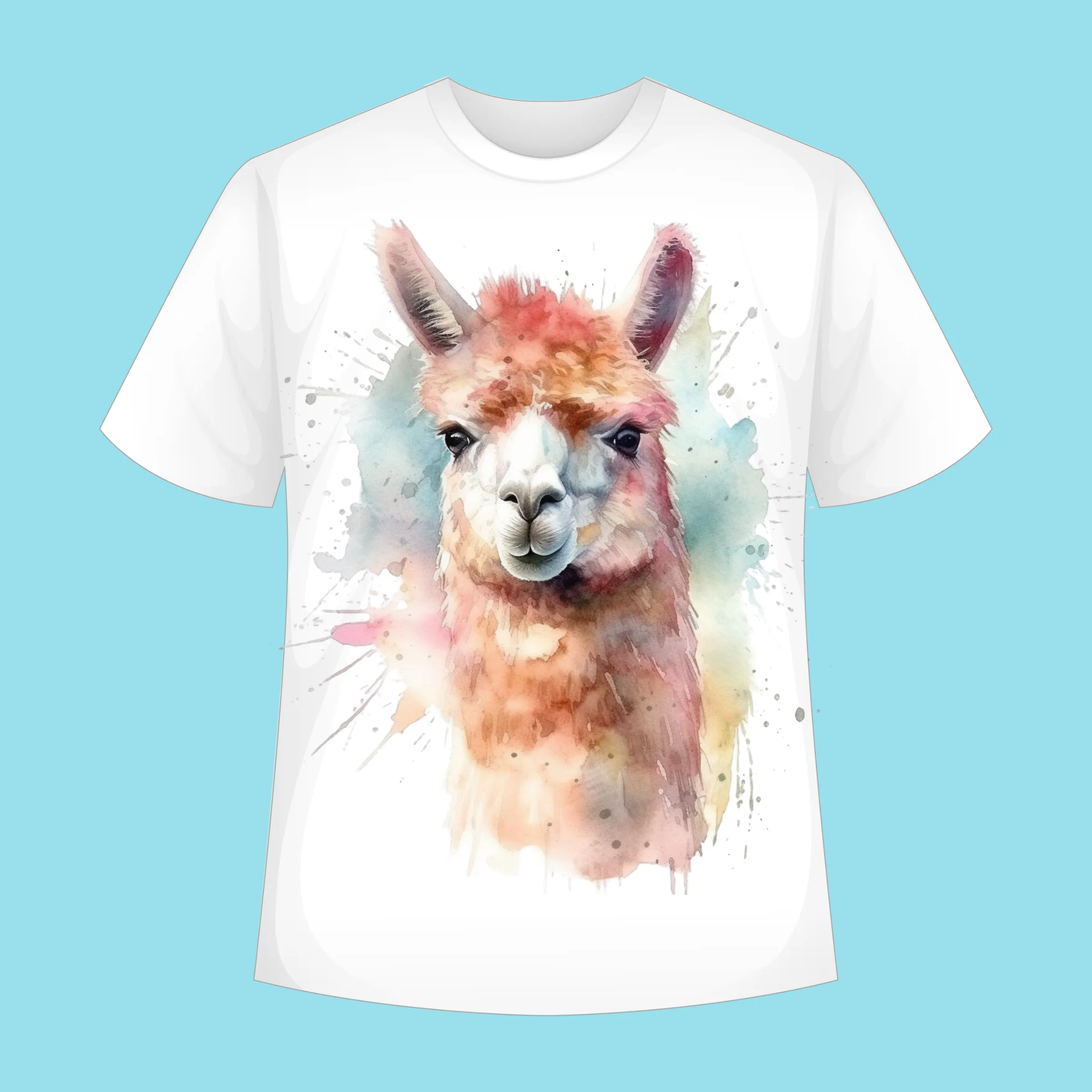 Alpaca Canvas Art Printable Digital Art (36x36) ALP007