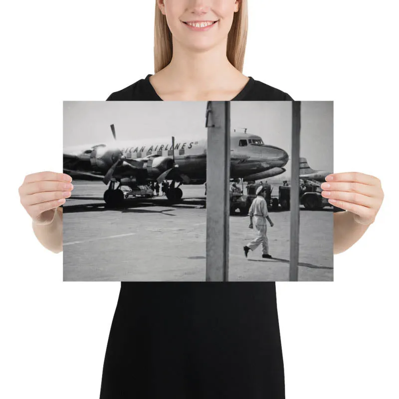 American Airlines DC-4 Poster