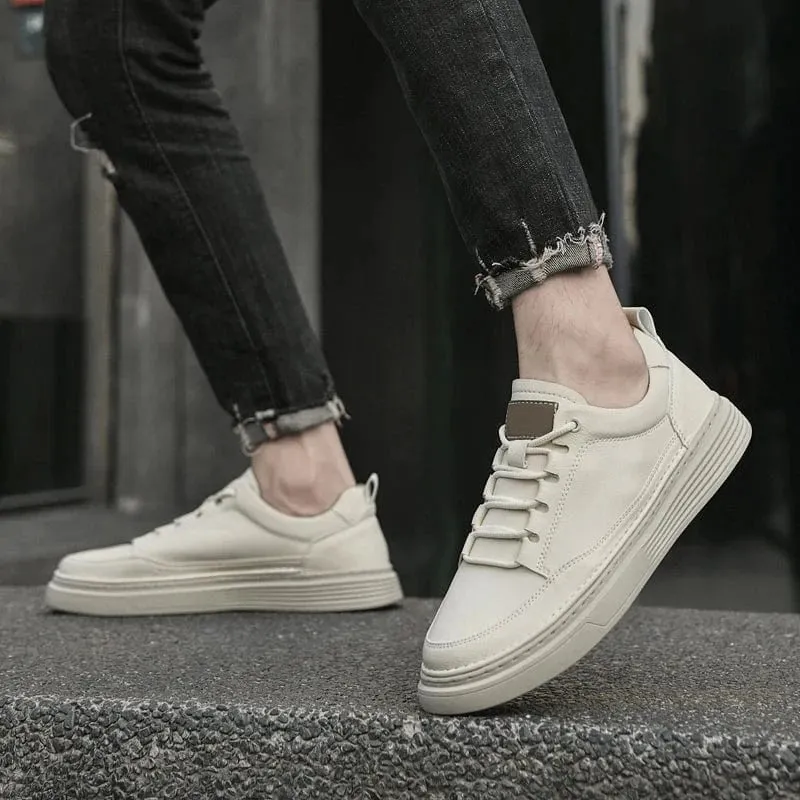 Anthony Jason Genuine Leather Sneakers