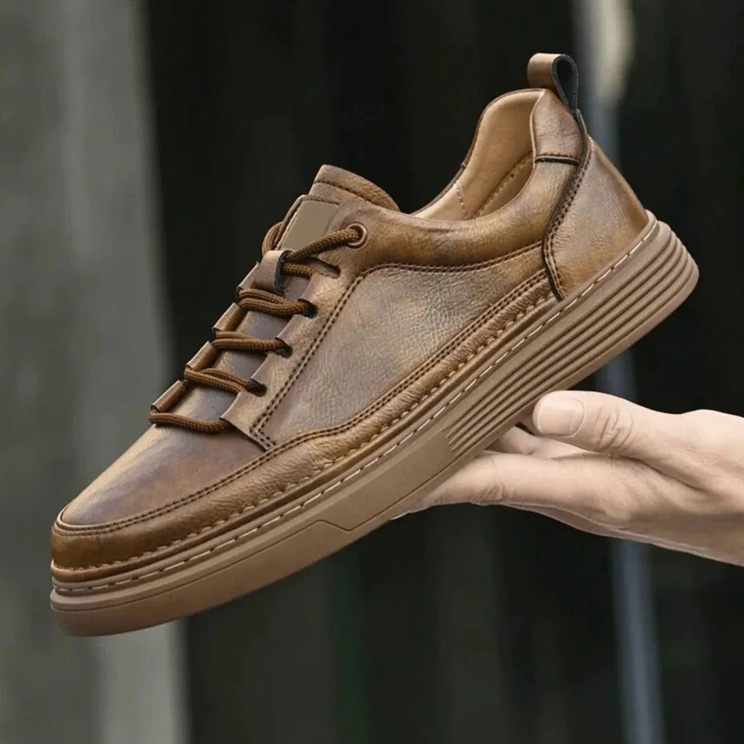 Anthony Jason Genuine Leather Sneakers