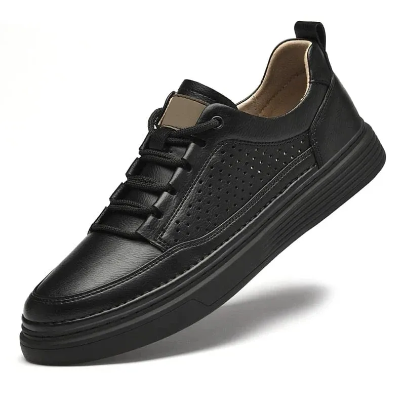 Anthony Jason Genuine Leather Sneakers