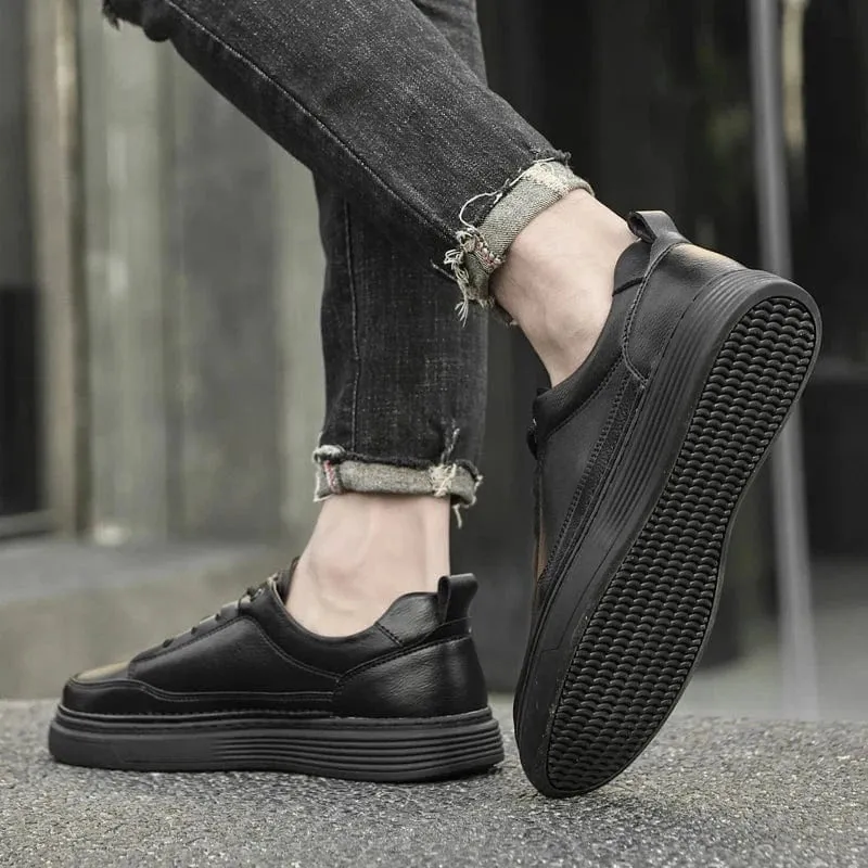 Anthony Jason Genuine Leather Sneakers