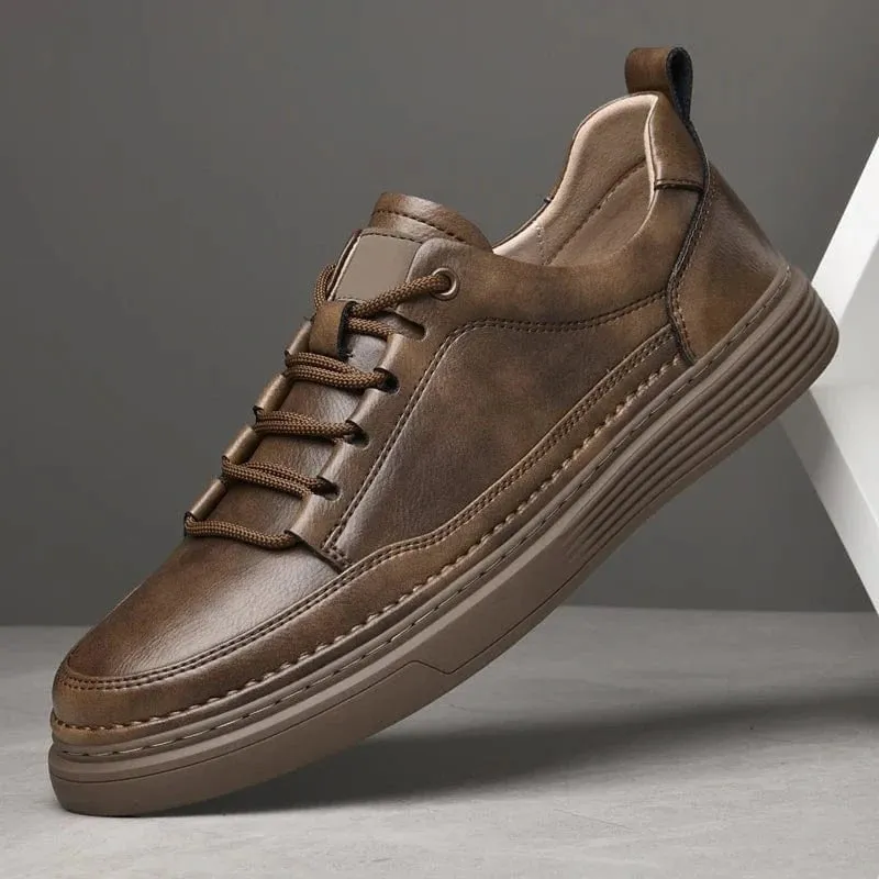 Anthony Jason Genuine Leather Sneakers