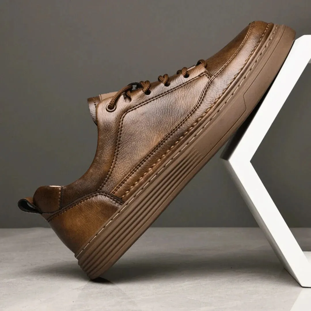 Anthony Jason Genuine Leather Sneakers
