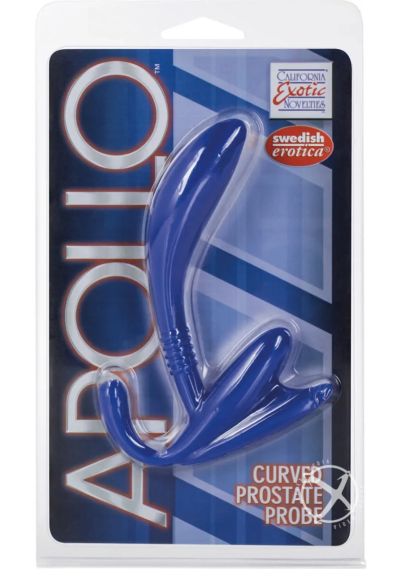 Apollo Curved Prostate Probe Blue