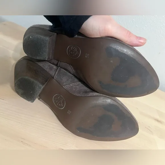 ASH Jalouse Brown Suede Western Ankle Boots Size 39