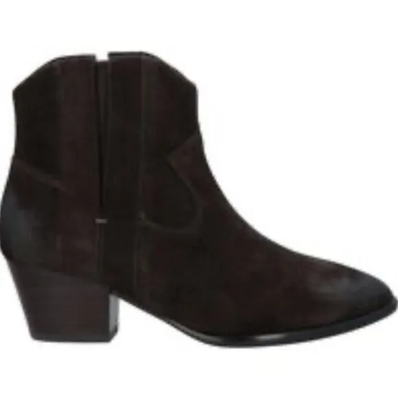 Ash Womens Future Africa Chelsea Boots •10/41• Brown Suede Ankle Western $325