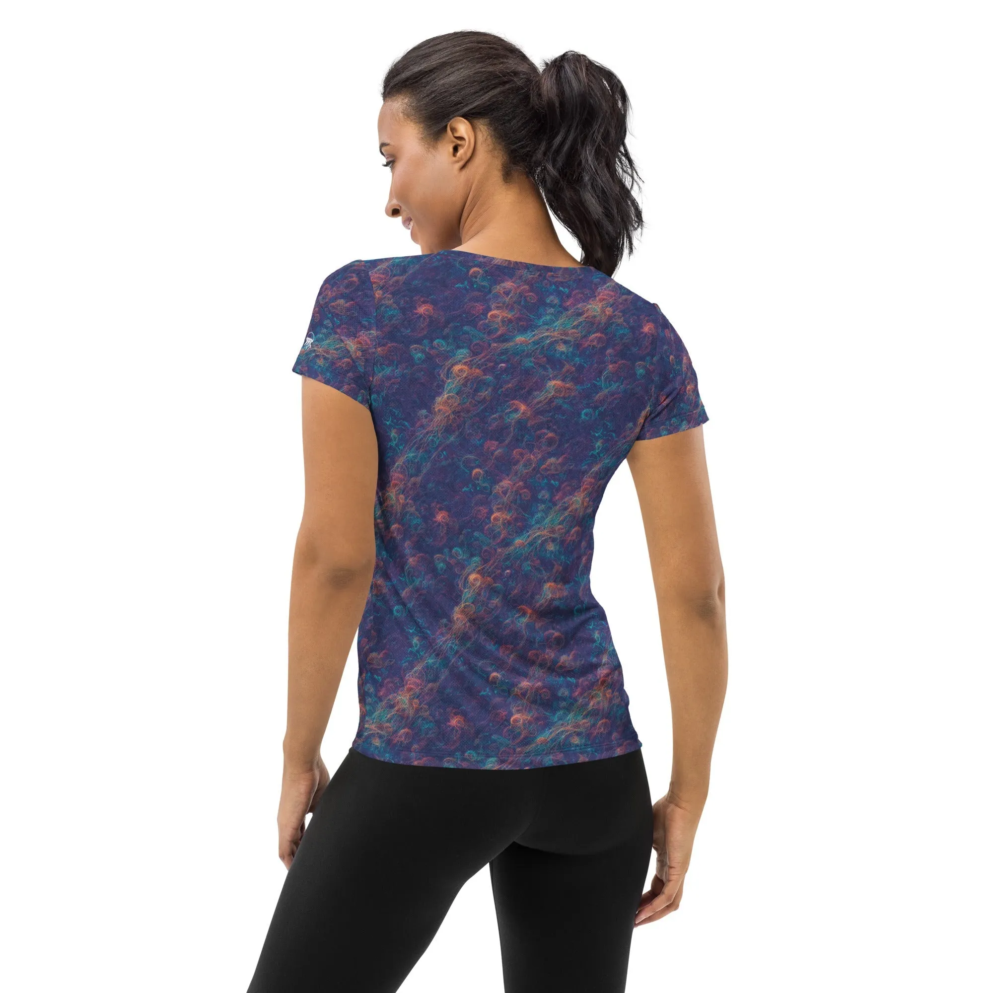 Athletic T-shirt - Galactic Tangle