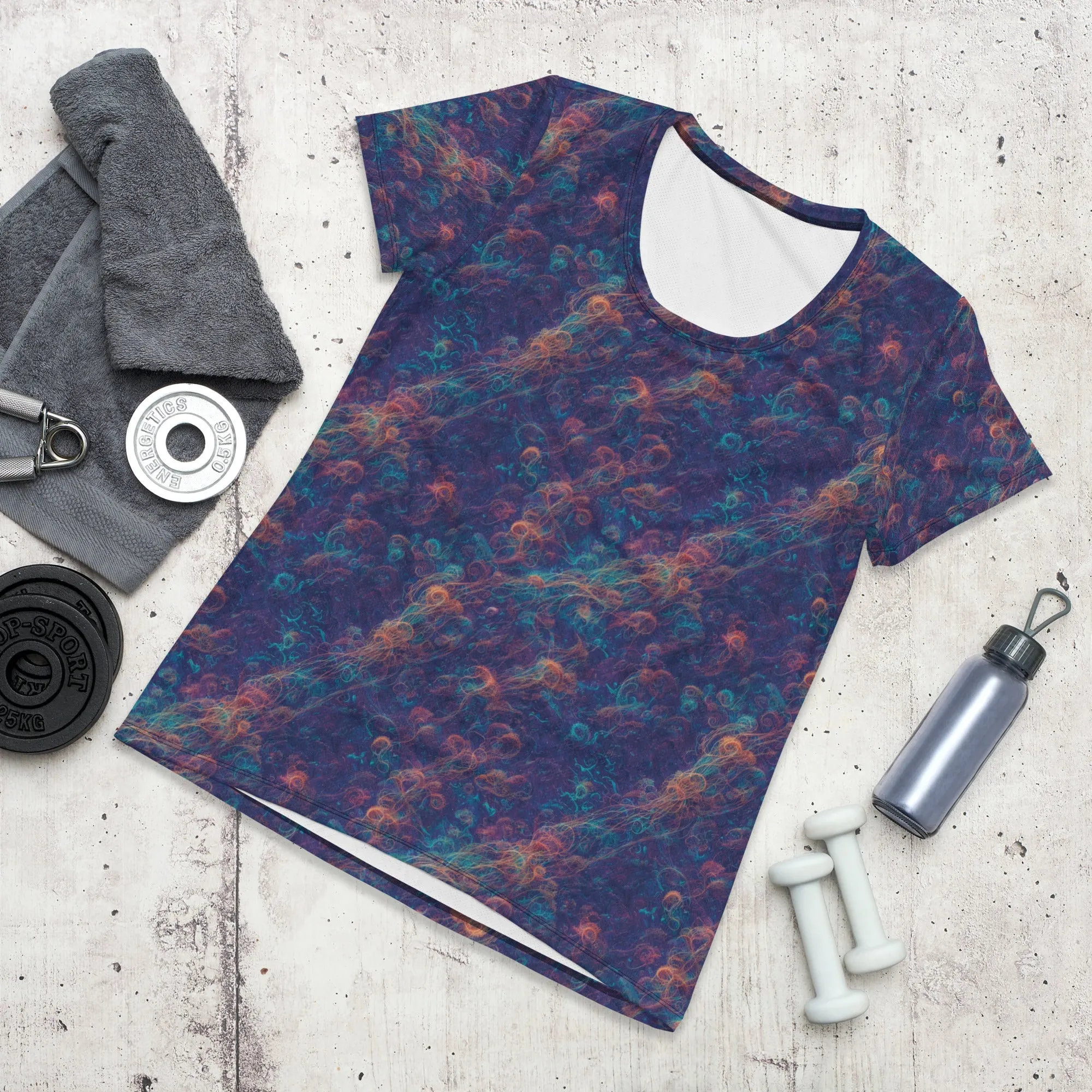 Athletic T-shirt - Galactic Tangle