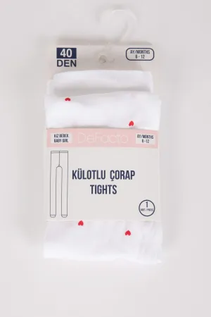 Baby Girl Non-Slip Sole 40 Denier Tights