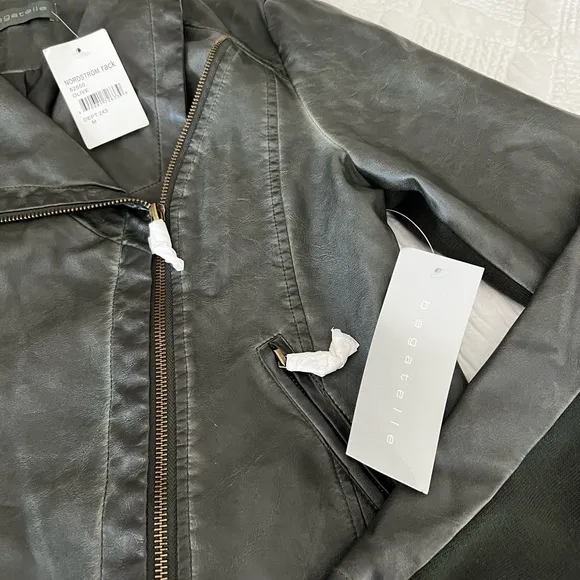 BAGATELLE - Faux Leather Moto Jacket
