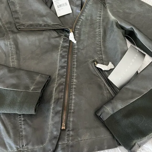 BAGATELLE - Faux Leather Moto Jacket