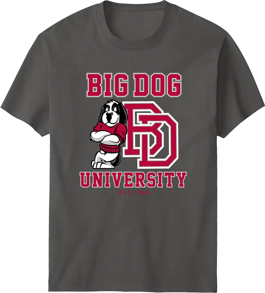 Bd University Red Gray T-shirt