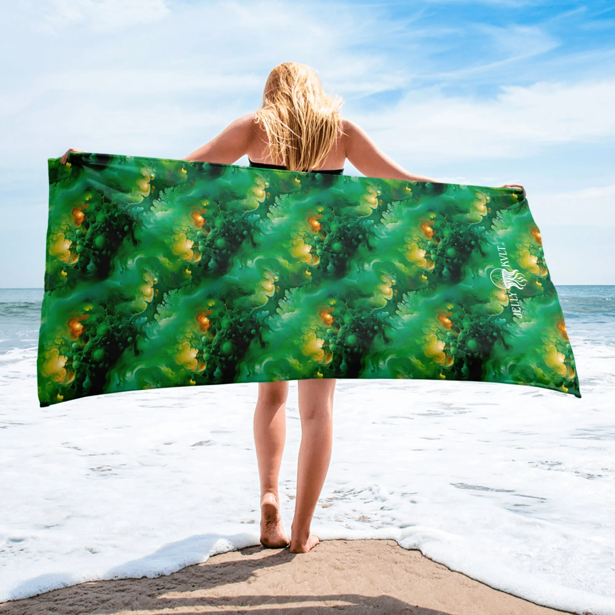 Beach Towel - Viridian Shroud