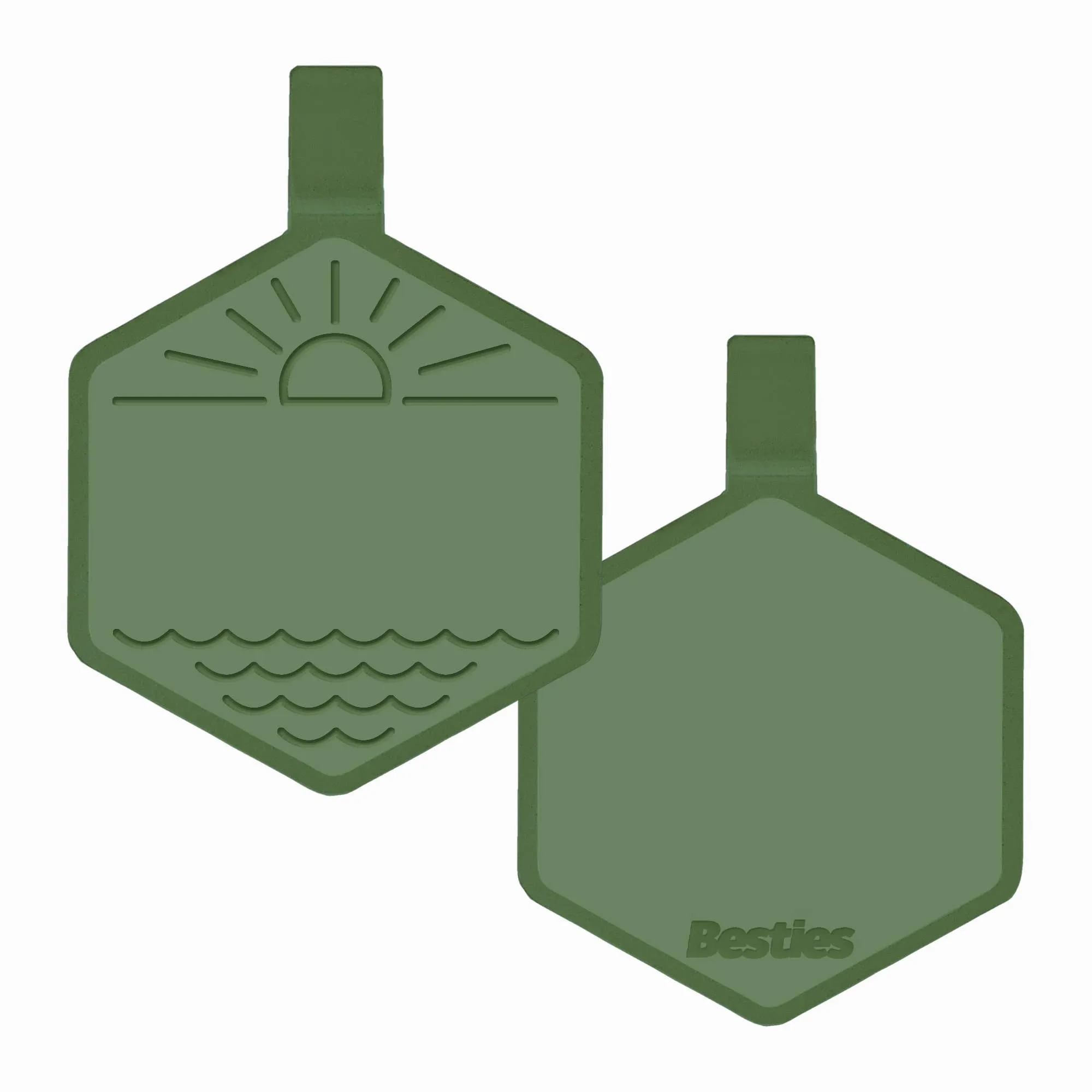 Besties Pets - Salt and Sun Silicone Dog ID Tag