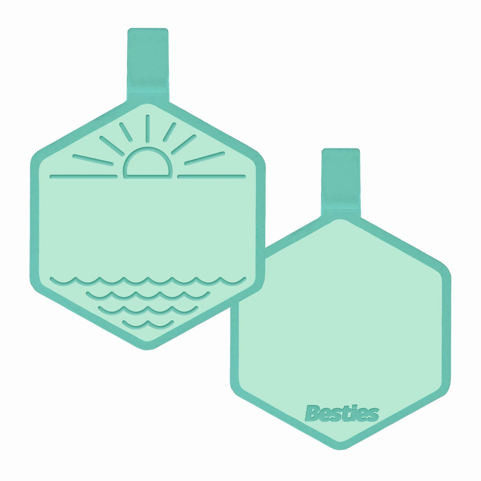Besties Pets - Salt and Sun Silicone Dog ID Tag