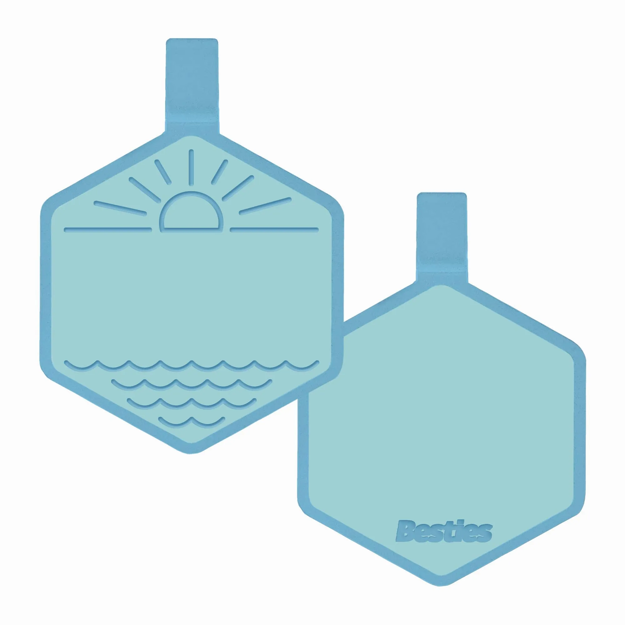 Besties Pets - Salt and Sun Silicone Dog ID Tag