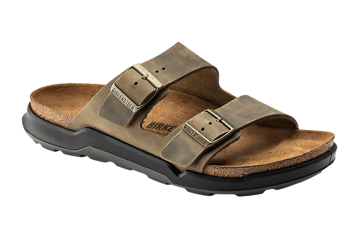 Birkenstock Arizona Cross Town R Faded Khaki Waxy/Oiled Leather Mens