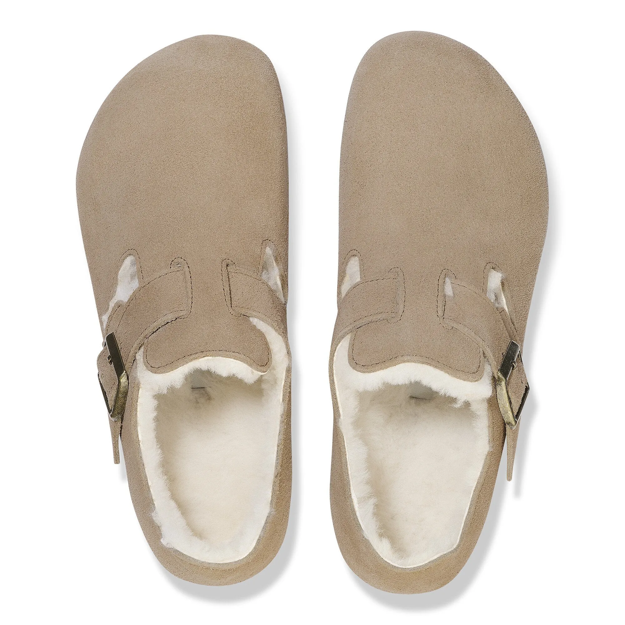 BIRKENSTOCK LONDON SHEARLING SUEDE LEATHER