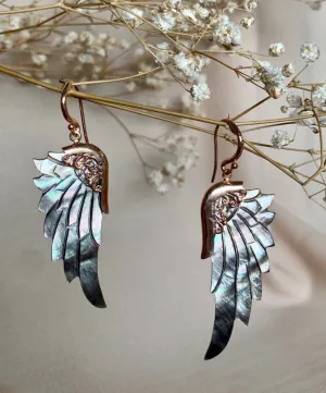 Black Rose Earrings (Small)