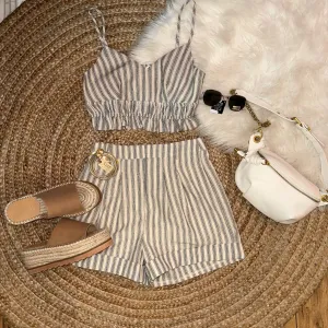 Blue And White Striped Set (Sold Separately)