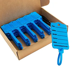 Blue Car Key Tags Self locking