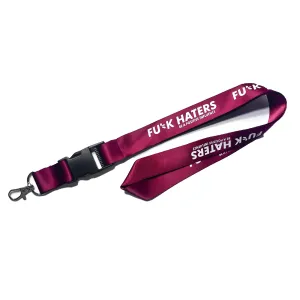 BMB. FU*CK HATERS LANYARDS (10 Color Options)