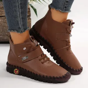 Brown ankle boots