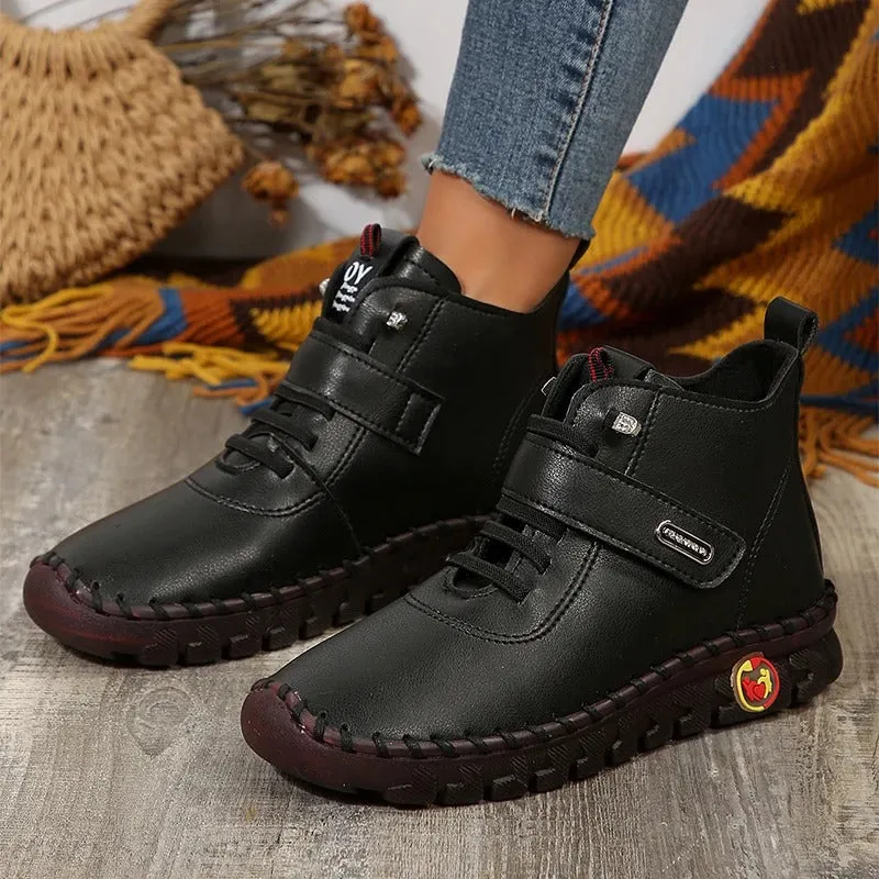 Brown ankle boots