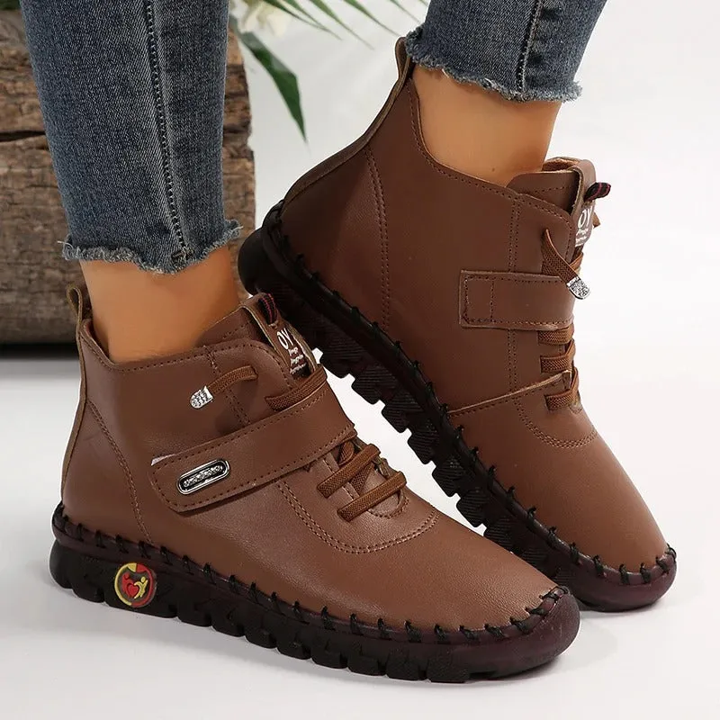 Brown ankle boots