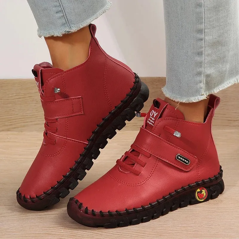 Brown ankle boots