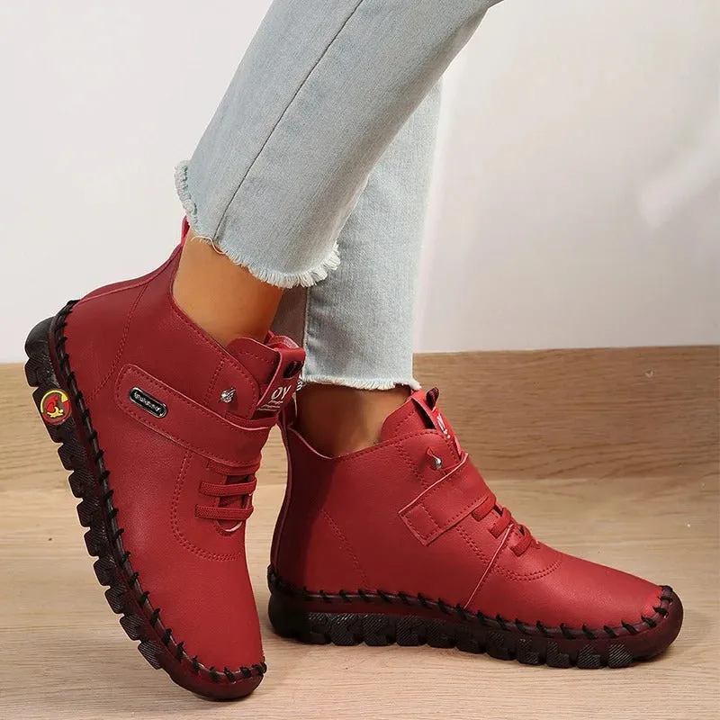 Brown ankle boots
