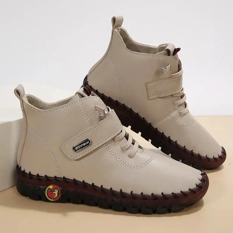 Brown ankle boots