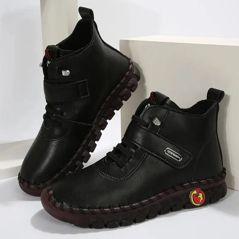 Brown ankle boots