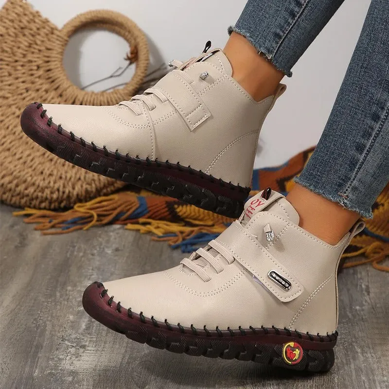 Brown ankle boots